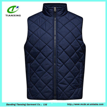 high collar cheap mens quilted vest